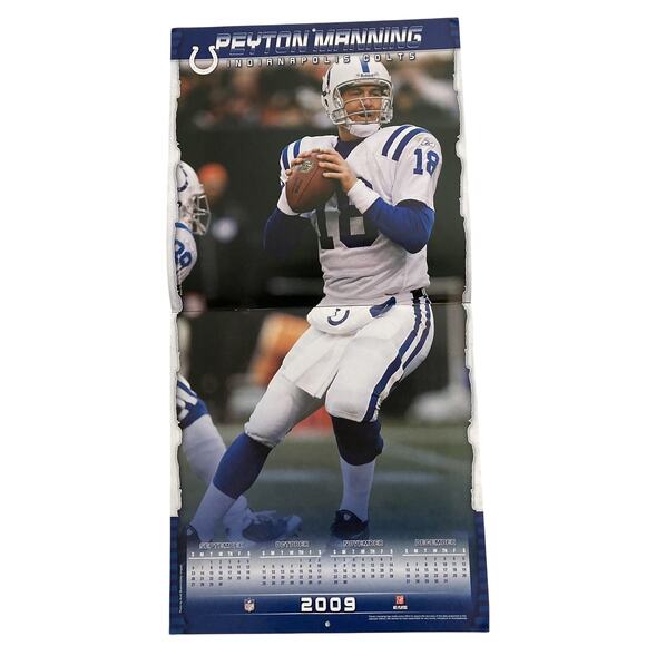 Peyton Manning NFL Indianapolis Colts 2010 Large Photo Calendar 12X12 - Picture 2 of 7